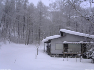 長野県菅平高原 ゆたか山荘 西側(坂上) 2026/02/11 07:15