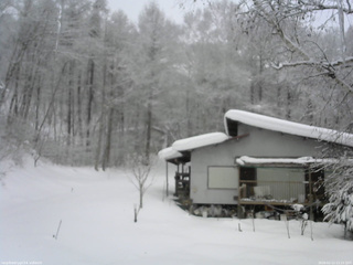 長野県菅平高原 ゆたか山荘 西側(坂上) 2026/02/11 11:15