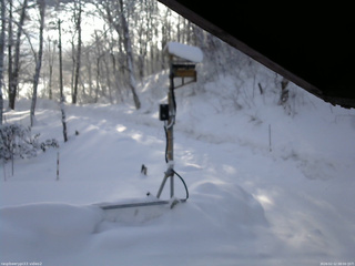 長野県菅平高原 ゆたか山荘 南側 2026/02/12 08:00