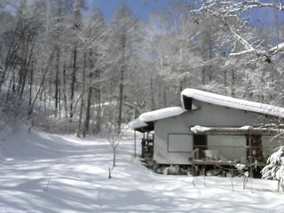 長野県菅平高原 ゆたか山荘 西側(坂上) 2026/02/12 11:15