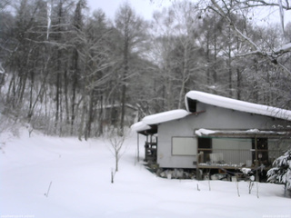 長野県菅平高原 ゆたか山荘 西側(坂上) 2026/02/13 08:00