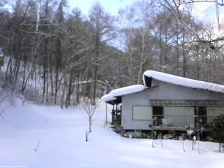 長野県菅平高原 ゆたか山荘 西側(坂上) 2026/02/13 12:00