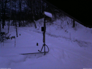 長野県菅平高原 ゆたか山荘 南側 2026/02/14 17:45