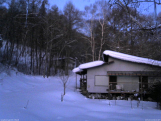 長野県菅平高原 ゆたか山荘 西側(坂上) 2026/02/14 06:15