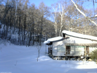 長野県菅平高原 ゆたか山荘 西側(坂上) 2026/02/14 07:45