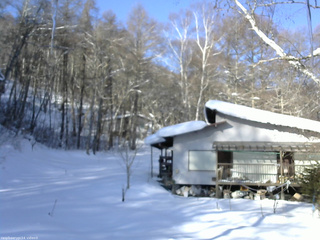 長野県菅平高原 ゆたか山荘 西側(坂上) 2026/02/14 08:30