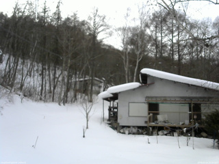 長野県菅平高原 ゆたか山荘 西側(坂上) 2026/02/14 15:30