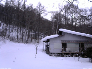 長野県菅平高原 ゆたか山荘 西側(坂上) 2026/02/14 17:30