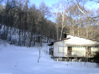 長野県菅平高原 ゆたか山荘 西側(坂上) 2026/02/17 07:15