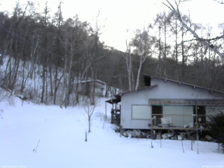 長野県菅平高原 ゆたか山荘 西側(坂上) 2026/02/17 17:15