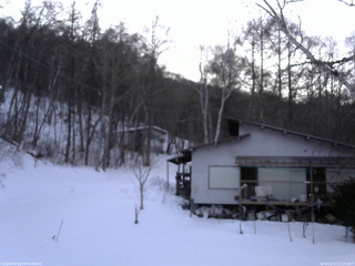 長野県菅平高原 ゆたか山荘 西側(坂上) 2026/02/17 17:30