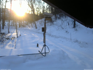 長野県菅平高原 ゆたか山荘 南側 2026/02/18 06:45