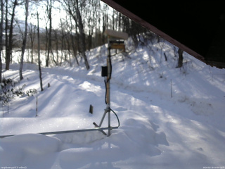 長野県菅平高原 ゆたか山荘 南側 2026/02/18 08:00