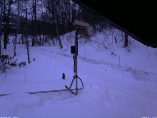 長野県菅平高原 ゆたか山荘 南側 2026/02/18 17:45
