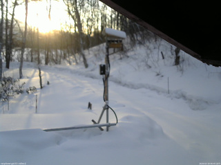 長野県菅平高原 ゆたか山荘 南側 2026/02/19 06:45