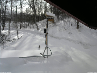 長野県菅平高原 ゆたか山荘 南側 2026/02/19 08:00