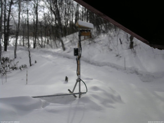 長野県菅平高原 ゆたか山荘 南側 2026/02/19 08:45