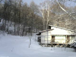 長野県菅平高原 ゆたか山荘 西側(坂上) 2026/02/19 07:15