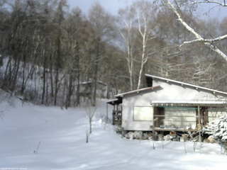 長野県菅平高原 ゆたか山荘 西側(坂上) 2026/02/19 08:00