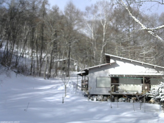 長野県菅平高原 ゆたか山荘 西側(坂上) 2026/02/19 09:00