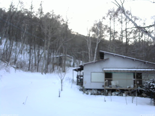 長野県菅平高原 ゆたか山荘 西側(坂上) 2026/02/19 17:15