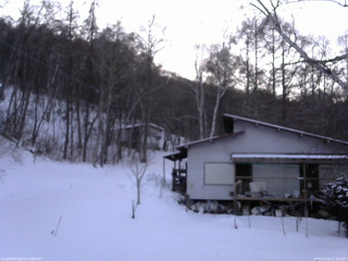 長野県菅平高原 ゆたか山荘 西側(坂上) 2026/02/19 17:30