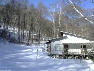 長野県菅平高原 ゆたか山荘 西側(坂上) 2026/02/20 09:00