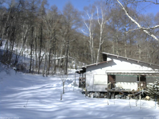 長野県菅平高原 ゆたか山荘 西側(坂上) 2026/02/20 09:15