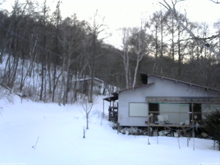 長野県菅平高原 ゆたか山荘 西側(坂上) 2026/02/20 17:15