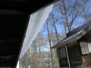 長野県菅平高原 ゆたか山荘 北側 2026/02/21 11:15