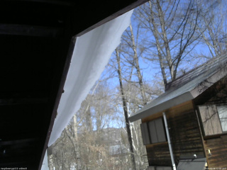 長野県菅平高原 ゆたか山荘 北側 2026/02/21 12:00