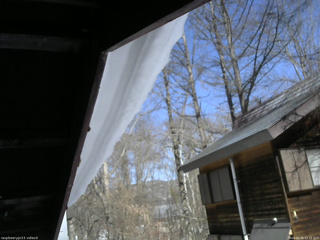 長野県菅平高原 ゆたか山荘 北側 2026/02/21 12:15