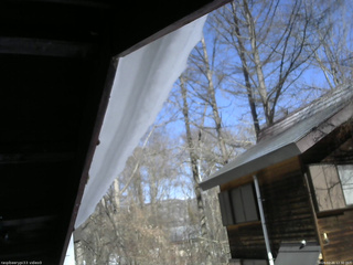 長野県菅平高原 ゆたか山荘 北側 2026/02/21 12:30