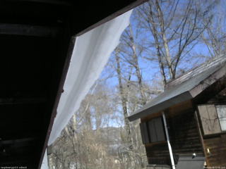 長野県菅平高原 ゆたか山荘 北側 2026/02/21 12:45