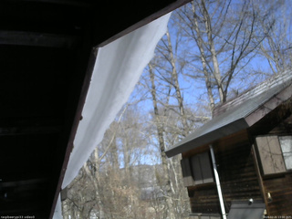 長野県菅平高原 ゆたか山荘 北側 2026/02/21 13:00