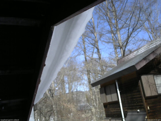 長野県菅平高原 ゆたか山荘 北側 2026/02/21 13:15