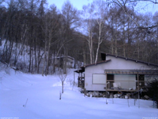 長野県菅平高原 ゆたか山荘 西側(坂上) 2026/02/21 06:15