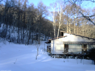 長野県菅平高原 ゆたか山荘 西側(坂上) 2026/02/21 07:00