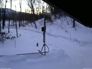 長野県菅平高原 ゆたか山荘 南側 2026/02/22 06:15