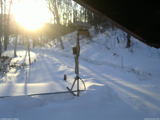 長野県菅平高原 ゆたか山荘 南側 2026/02/22 06:45