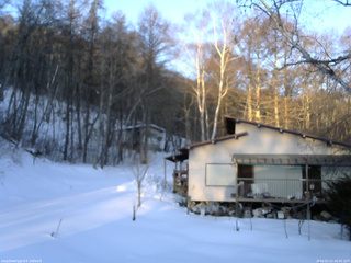 長野県菅平高原 ゆたか山荘 西側(坂上) 2026/02/22 06:45