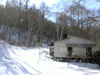 長野県菅平高原 ゆたか山荘 西側(坂上) 2026/02/22 14:45