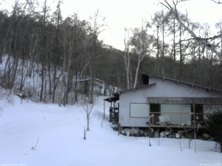 長野県菅平高原 ゆたか山荘 西側(坂上) 2026/02/22 17:15