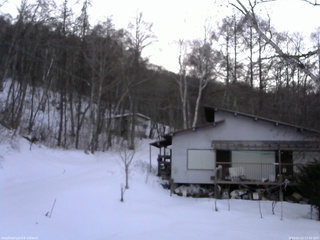 長野県菅平高原 ゆたか山荘 西側(坂上) 2026/02/22 17:30
