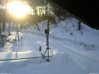 長野県菅平高原 ゆたか山荘 南側 2026/02/23 06:45