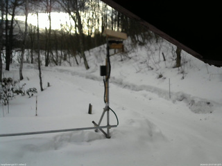 長野県菅平高原 ゆたか山荘 南側 2026/02/23 07:00