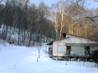 長野県菅平高原 ゆたか山荘 西側(坂上) 2026/02/23 06:45
