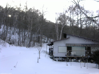 長野県菅平高原 ゆたか山荘 西側(坂上) 2026/02/23 16:00