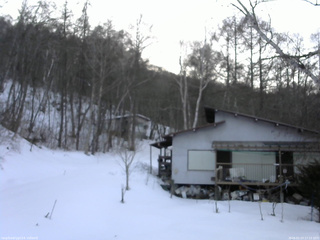 長野県菅平高原 ゆたか山荘 西側(坂上) 2026/02/23 17:15