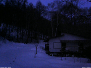 長野県菅平高原 ゆたか山荘 西側(坂上) 2026/02/24 06:00